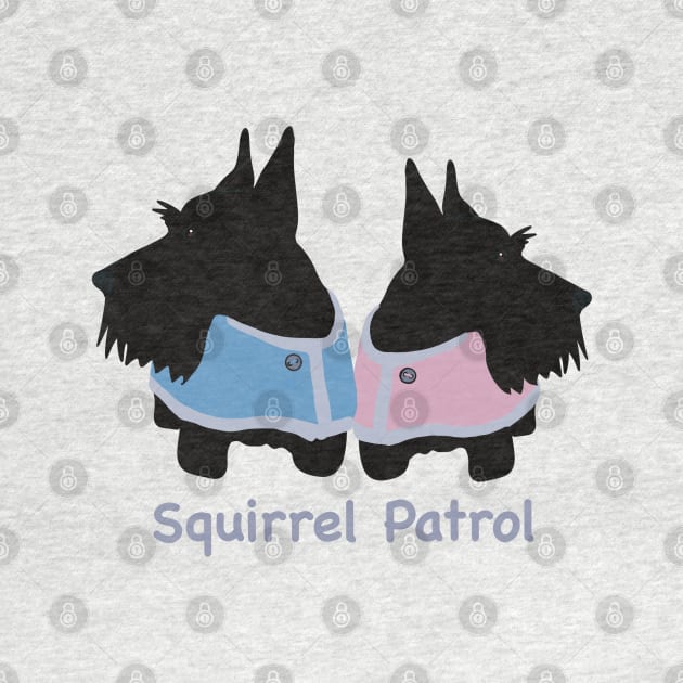 Scottie Squirrel Patrol by Janpaints